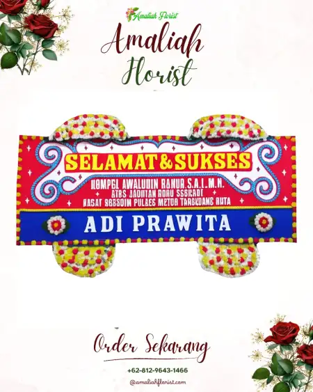 Papan Bunga Ucapan Selamat Bangkal
